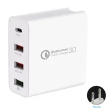 4 порта питания настенное зарядное устройство 48 Вт Универсальный мобильный телефон автомобильный домашний штекер Смарт PD type C USB адаптер портативный дорожный планшет