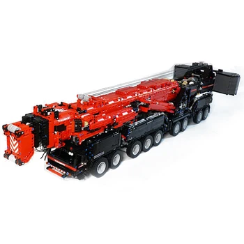 

NEW Version MOC RC Power Function Crane LTM11200 fit for 20920 Technic Motor MOC-20920 kits Building Blocks Bricks DIY Toy Gift