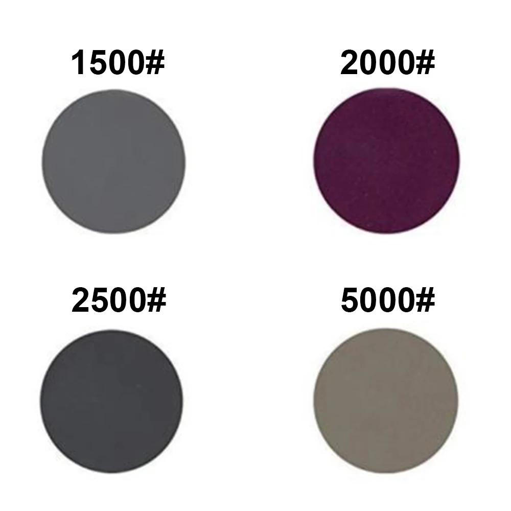 20pcs 2 Inches Hook And Loop 1500/2000/2500/5000 Grit Wet / Dry Sanding Discs