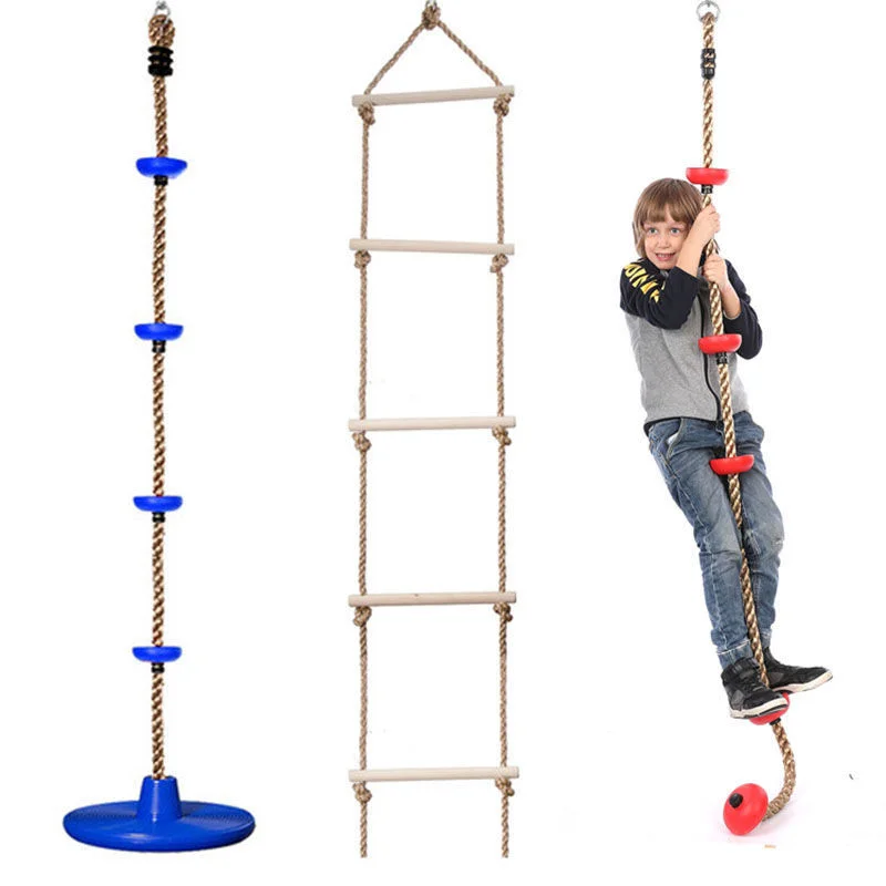 Outdoor Climbing Ropes Garden Training Toys Swing Disc Garden Playground Backyard Indoor Swing Games Children Fitness Toys 2