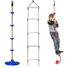 Outdoor Climbing Ropes Garden Training Toys Swing Disc Garden Playground Backyard Indoor Swing Games Children Fitness Toys 2