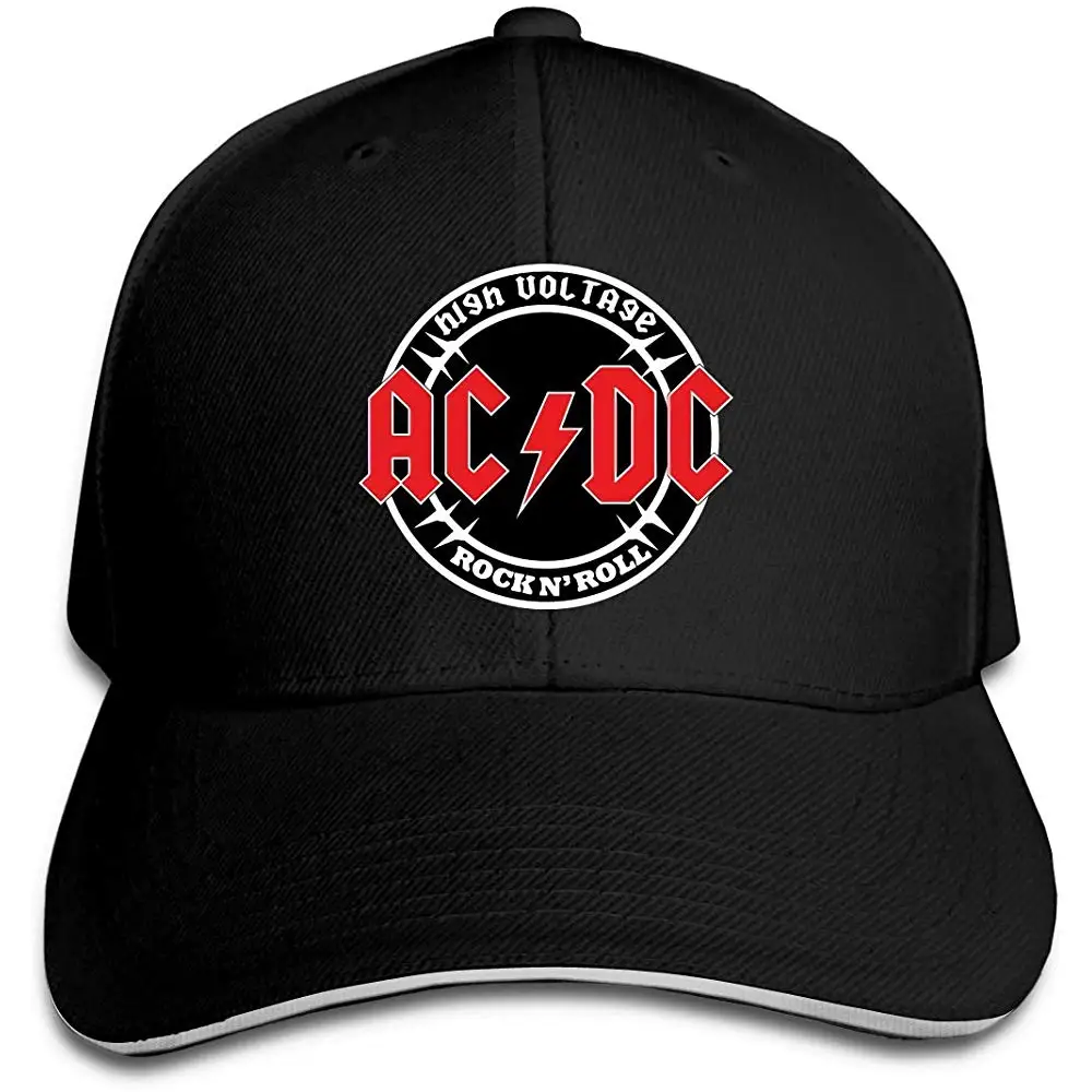 ACDC унисекс Регулируемая Сэндвич кепка бейсболка классическая Хип-Хоп плоская шляпа