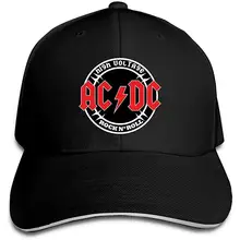 ACDC унисекс Регулируемая Сэндвич кепка бейсболка классическая Хип-Хоп плоская шляпа