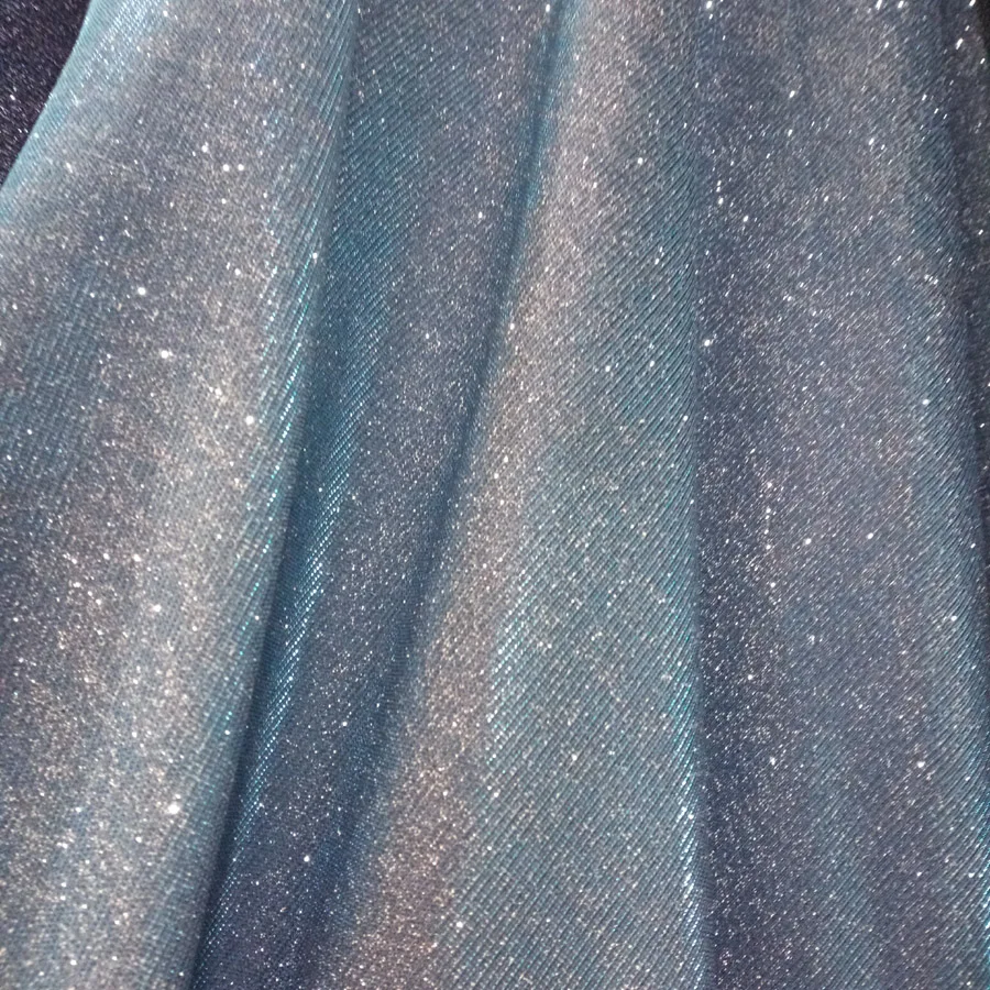 Праздничное платье ткань блеск сверкающий эластичный материал ремесло украшение в виде танцующих фигурок Косплей Блестящий текстиль 1 ярд