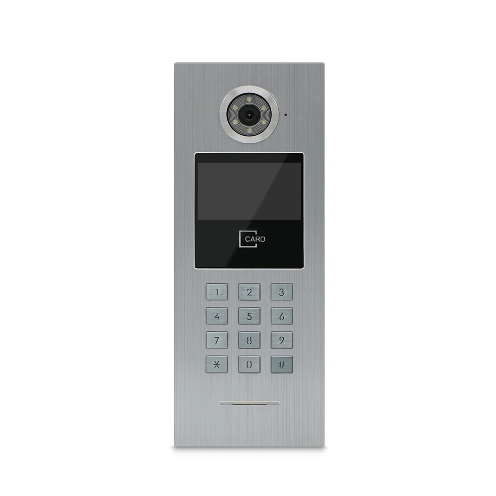 touch screen intercom 【New】Jeatone Tuya smart WIFI IP doorbell video intercom Monitor support Multi-function unlock /AHD cam/Stainless steel anti-rust video intercom indoor station Door Intercom Systems