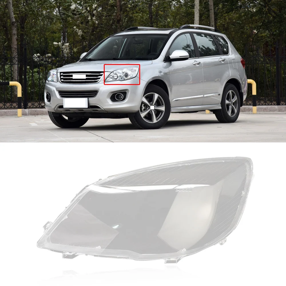 Capqx для Great Wall устройство для парковки автомобиля H6 2012-17 Передняя фара Крышка лампы Водонепроницаемый Прозрачный Абажур лампочка элемент облицовки корпуса капот