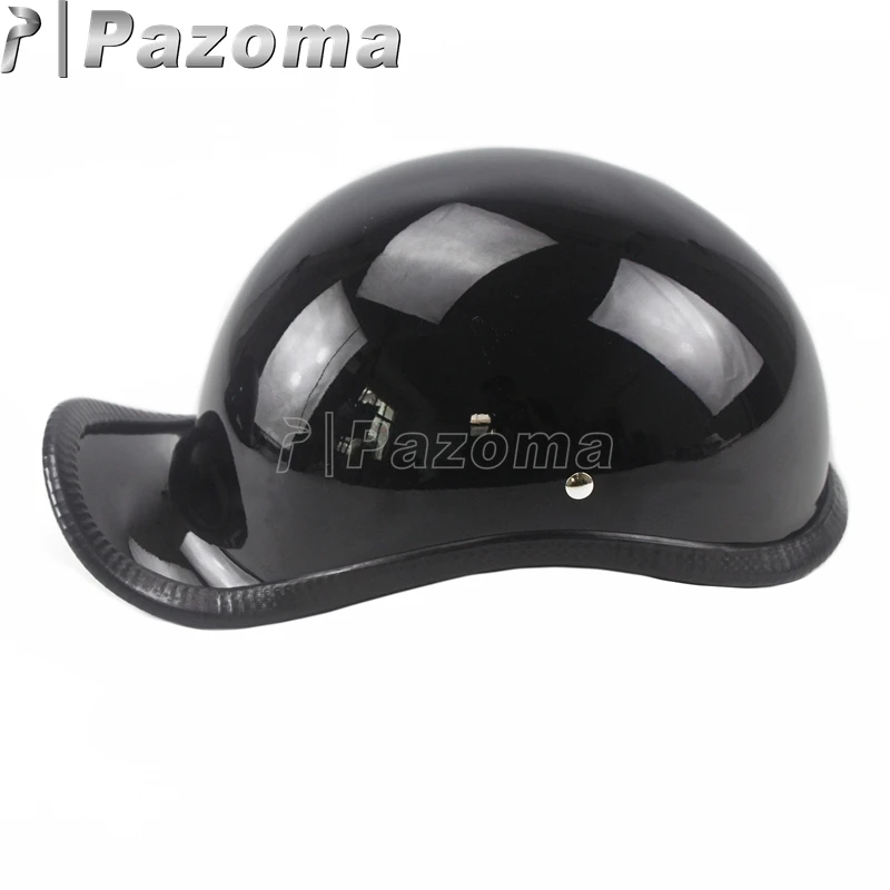 

3 Color Half Face Motorcycle Helmet Cafe Racer Scooter Cruiser Chopper Helmet ABS Plastic Shell No Mushroom Head Leisure Helmets
