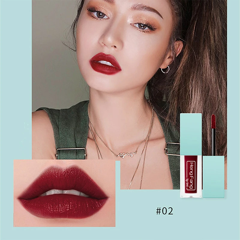 Velvet Mist Matte Smooth 5 Colors Lip Gloss Long-lasting Waterproof Non-fading Moisturizing Liquid Lipstick MakeupR1