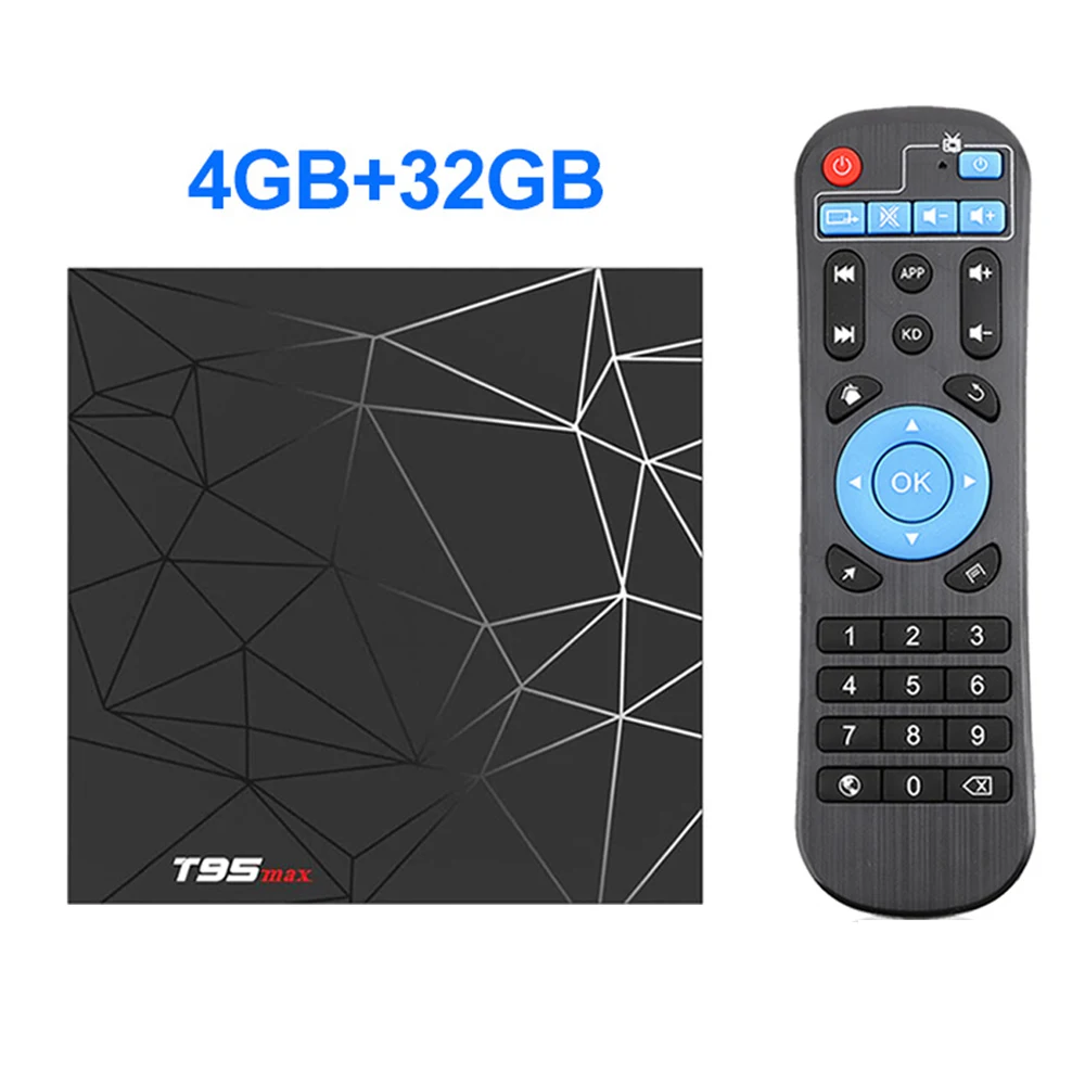 4G32G T95 max Android tv Box 9,0 4 Гб 64 Гб Smart tv Allwinner H6 quad core USD3.0 6K HDR 2,4 ГГц Wifi проигрыватель google Youtube T95 max - Цвет: 4G32G
