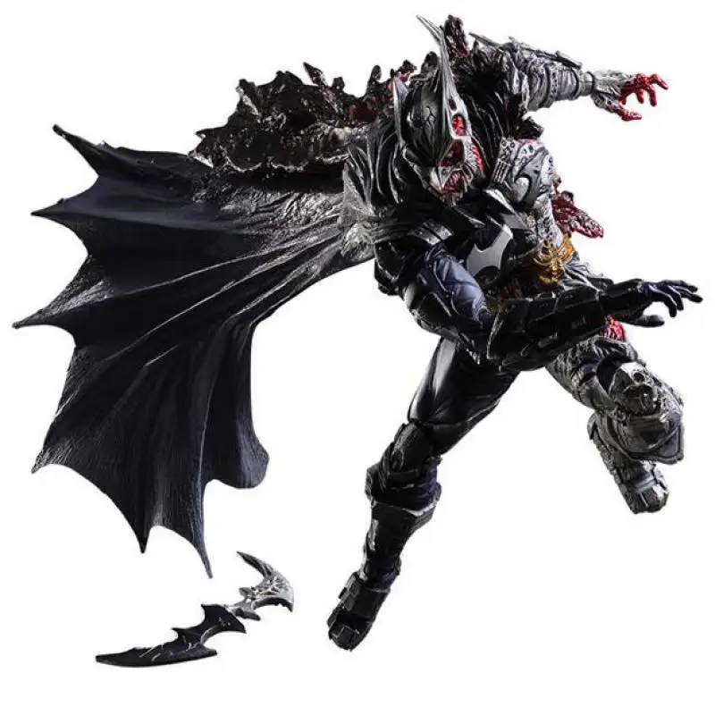 

27cm Play Arts Kai Batman Two Face DC Comics Assembly Action Figures Super Movable Joints Face Change Pvc Figurine Colection Toy
