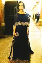 

Black with Gold Lace Mother of the Bride Dresses with Wrap 2019 Mermaid Women Evening Dress Formal Occasion Wedding Guest Gown