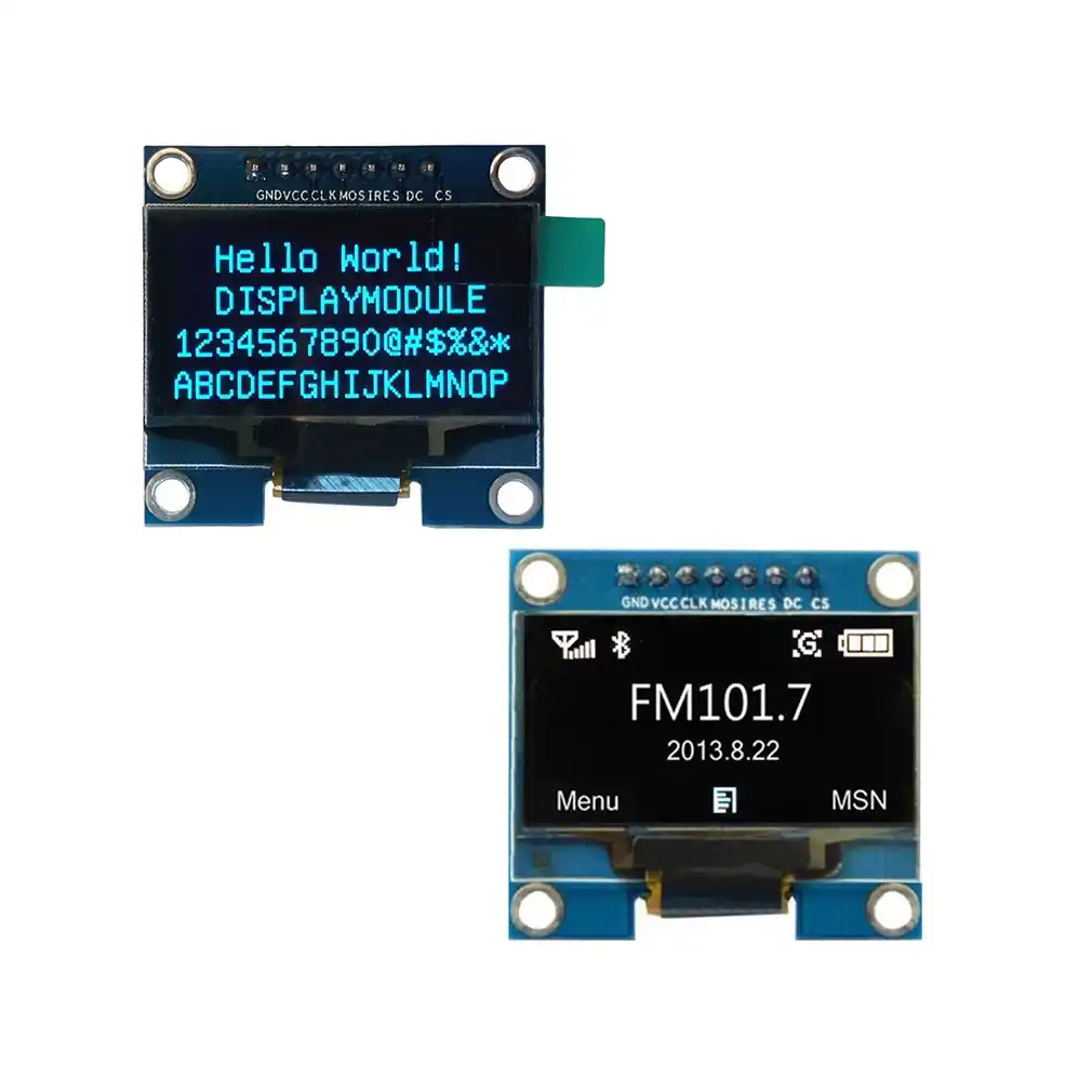 Blue 1.3 Inch 7 Pin I2C IIC Serial 128X64 OLED LCD LED Display Module SH1106 for Arduino 51 MSP420 STIM32 SCR SPI OLED Display