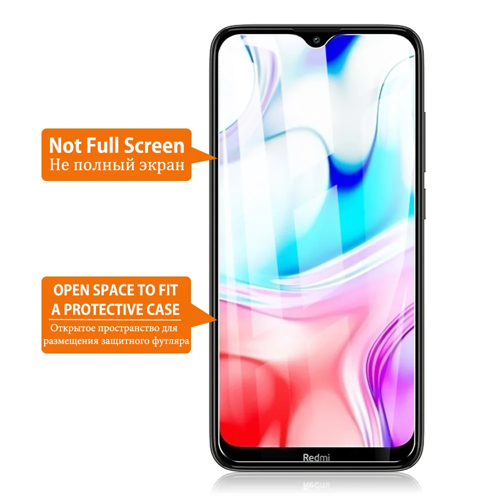 Закаленное стекло для Xiaomi Redmi 8 8A Redmi Note 8T Note 8 Pro 9H 2.5D защитная пленка Взрывозащищенная прозрачная защитная пленка для ЖК-экрана