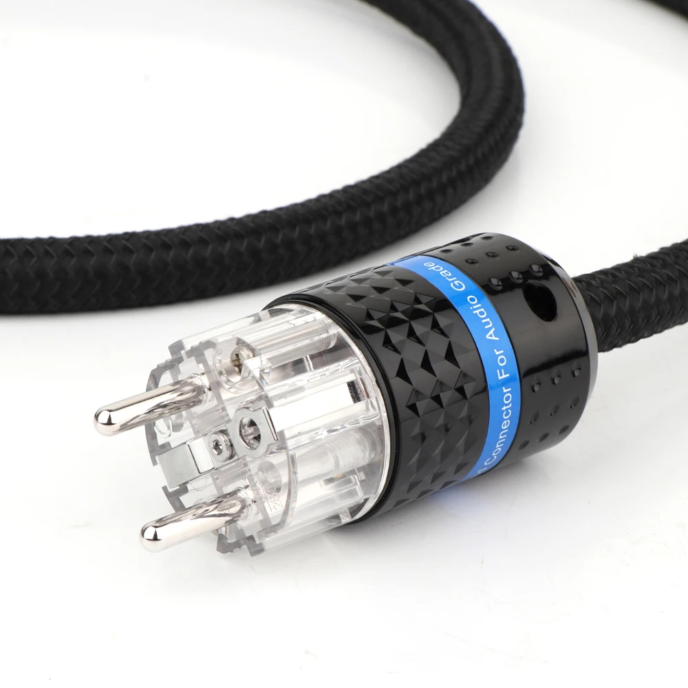 Monosaudio Tsunami Serie P903 13AWG AC EU Version Stromkabel Schuko Standard HiFi AC Netzteilkabel Hi-End Netzkabel – Detail 3
