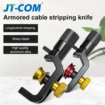 

Armored Wire Stripper 4-10mm ACS-2 Optical Cable Slitter 8-28mm Fiber Optic Stripping Tool Stripper Jacket Slitter Sheath Cutter