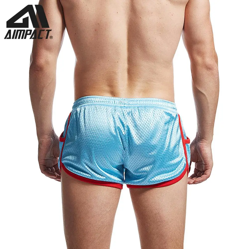 AIMPACT Athletic 3 Inch Workout Gym Booty Swimwear Shorts Sexy for Men Marathon Running Sleepwear 2