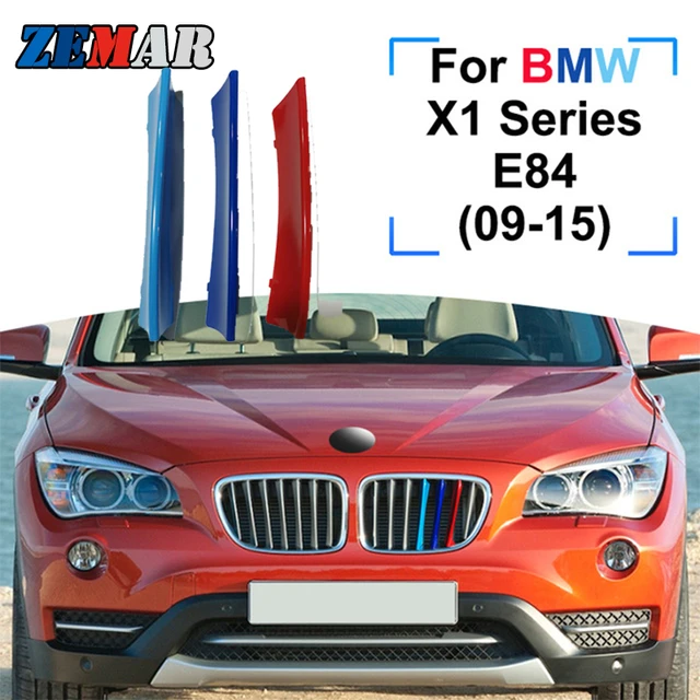 Car Front Grille Stripes Covers For BMW X1 U11 2023 Grid Strips