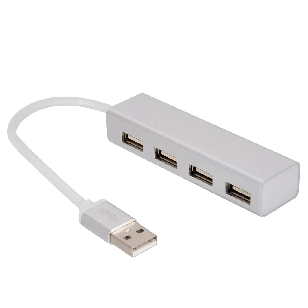 Ouhaobin USB2.0 концентратор 4 порта скоростное зарядное устройство адаптер usb-хаб зарядное устройство адаптер питания для компьютера для мобильного телефона