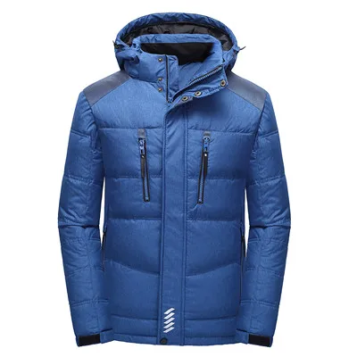 282BLUE Брендовый мужской пуховик, мужская верхняя одежда, зимняя куртка, новинка, модное мужское пальто высокого качества, большой размер, M-4XL - Цвет: 282BLUE