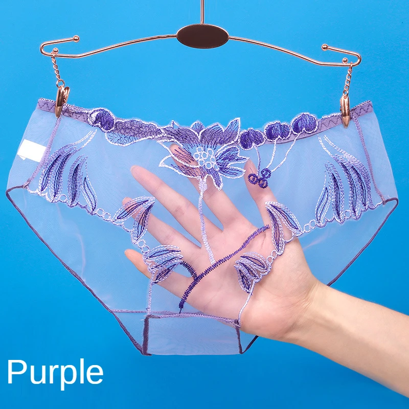 Сексуальное нижнее белье для женщин кружевные трусики с низкой талией дышащее