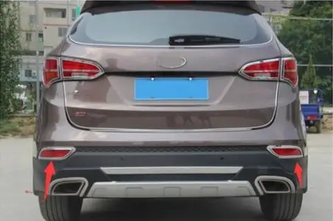 2013- для hyundai new Santa Fe IX45 специальный до и после противотуманных фар рамка противотуманных фар крышка противотуманных фар отделка противотуманных фар