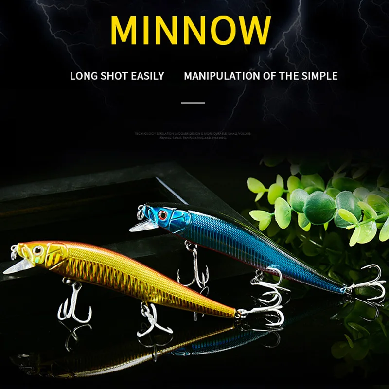 DAIWA Fishing Lures Top Water Crank Wobbler Swimbait Fishing Tackle 3  Treble Hooks Hard Bait Fishing Accessory 11CM 16G