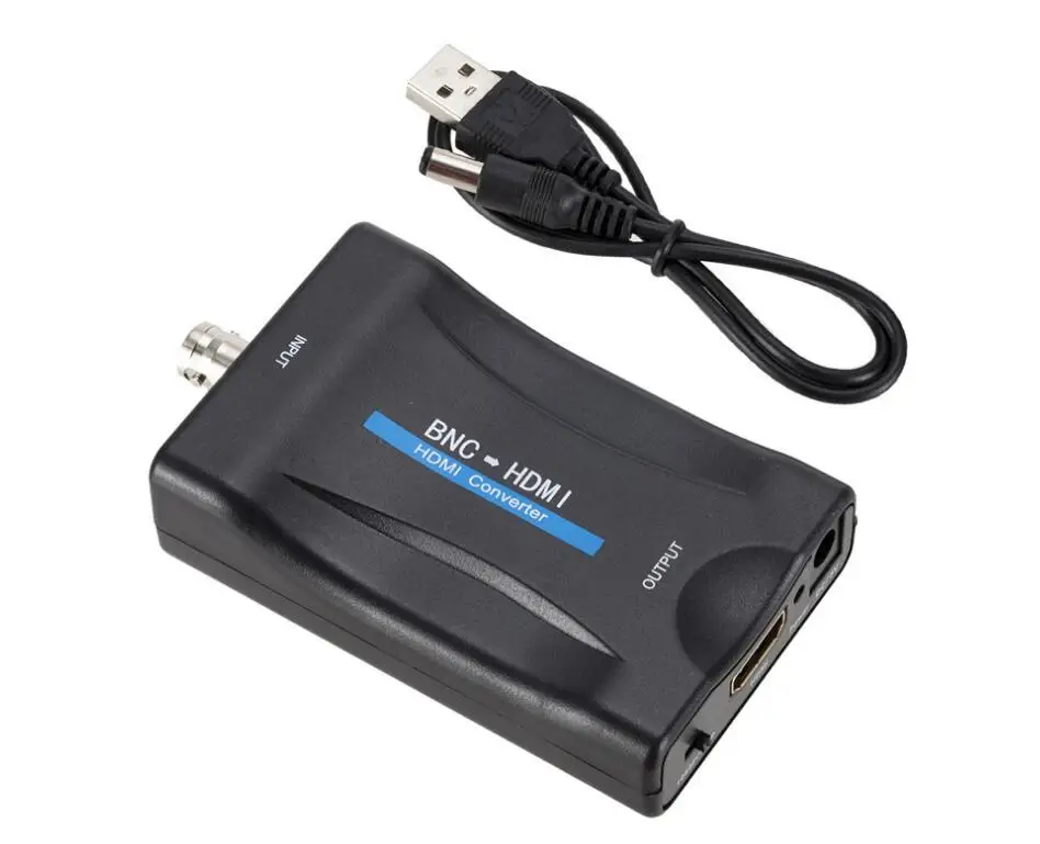 BNC to HDMI HDMI к BNC конвертер совместим с PAL/NTSC BNC к HDMI конвертер адаптер SDI/HD-SDI/3G-SDI 1080P мультимедиа HD видео - Цвет: BNC to HDMI