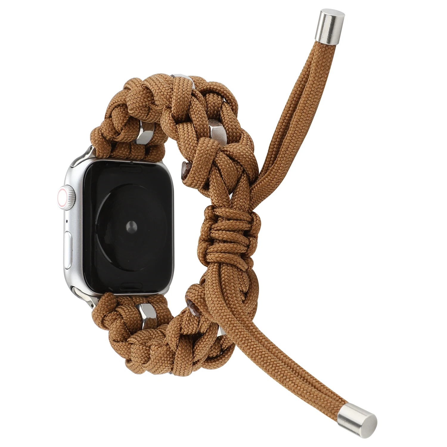 Спортивный тканый браслет из нейлоновой веревки для Apple Watch 38 мм 42 мм 40 мм 44 мм для iWatch 5 4 3 2 1