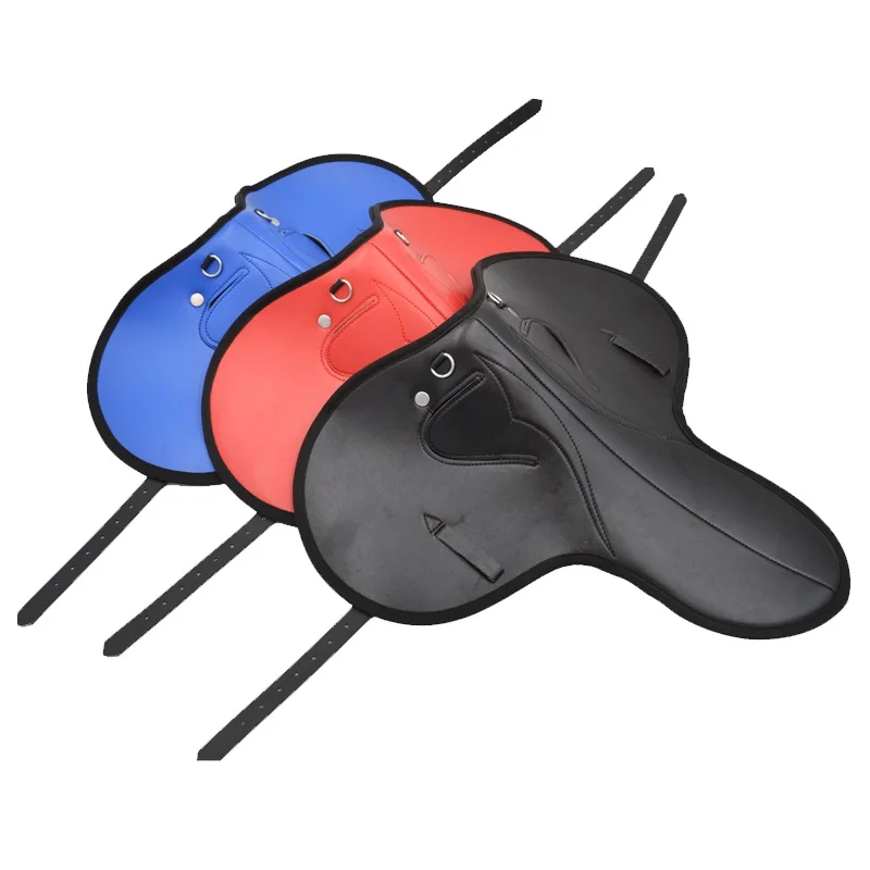 Horse equipment, morning exercise saddle, thickened racing saddle, harness, integrated saddle 3 colors