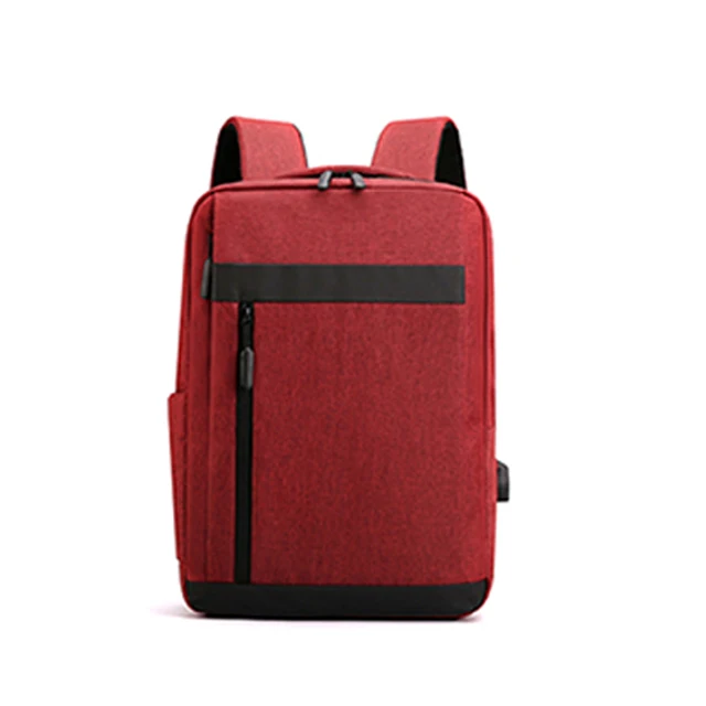 2021 Men's Backpack Multifunctional Waterproof Bags For Male Business Laptop Backpack USB Charging Bagpack Nylon Casual Rucksack red