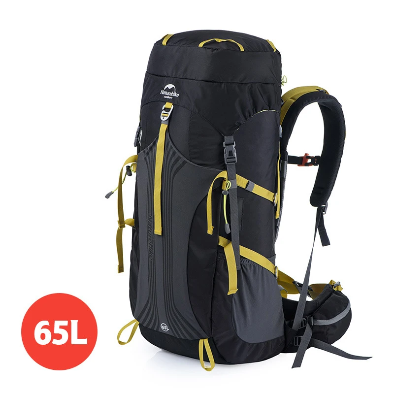 65L Black Naturehike NH16Y020-Q 55L 65L внутренняя рама рюкзаки пакет для треккинга кемпинга туризма путешествия альпинизма путешествия Expedition - Цвет: 65L Black