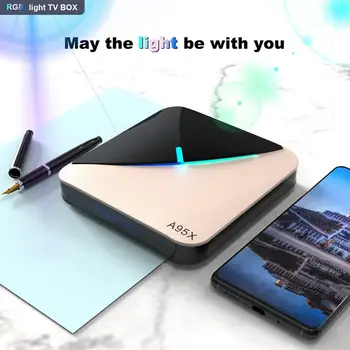 

A95X F3 S905X3 Android 9.0 smart TV BOX 2/16 4k Top BOX web player media player（European standard）YouTuBe HOT