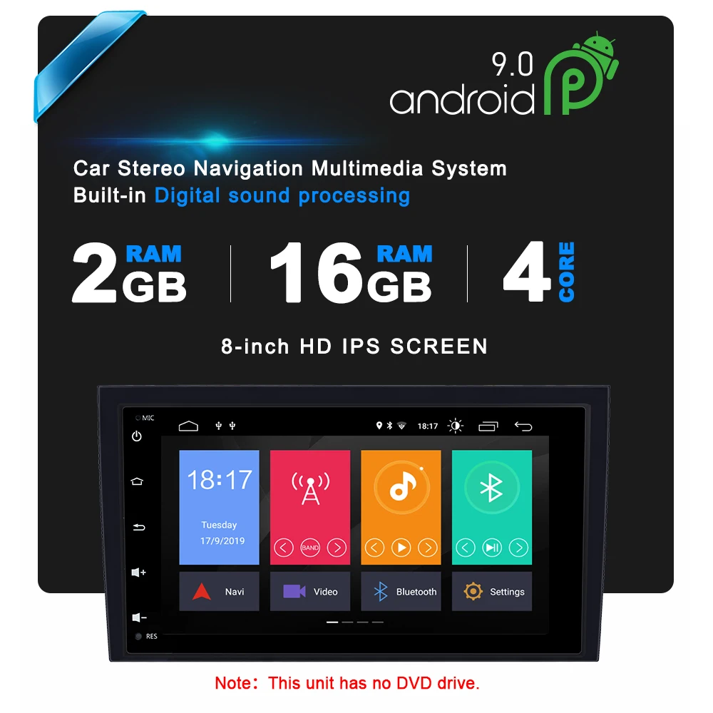8 &quotAndroid 9 0 Автомобильный gps Авторадио Стерео Плеер для Audi A4 B6 B7 S4 RS4 SEAT Exeo 2000 2006 2G ram