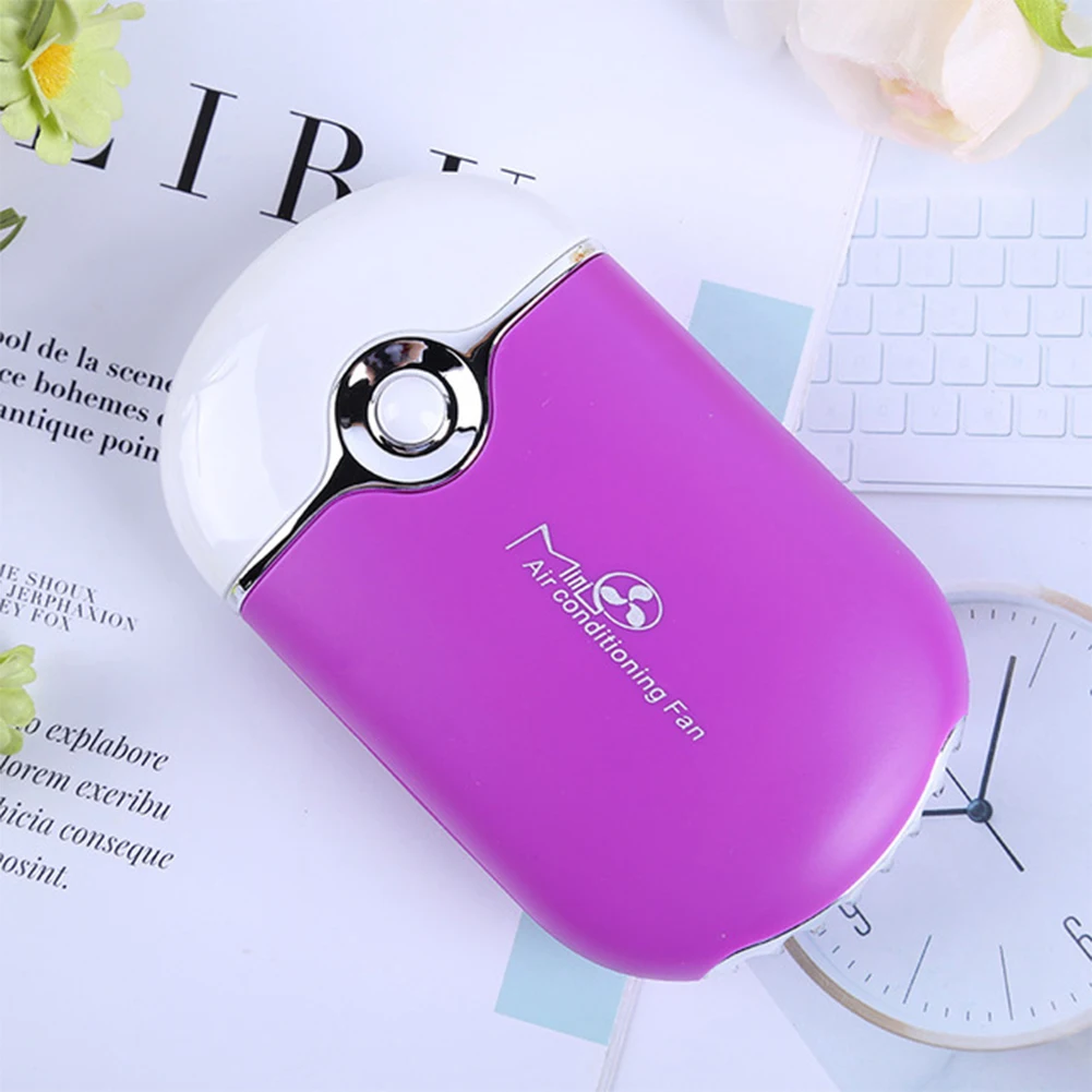 Мини USB Портативный ручной кондиционер кулер Электрический вентилятор охлаждения он может быть использован как фен для волос в тех случаях, когда прививки