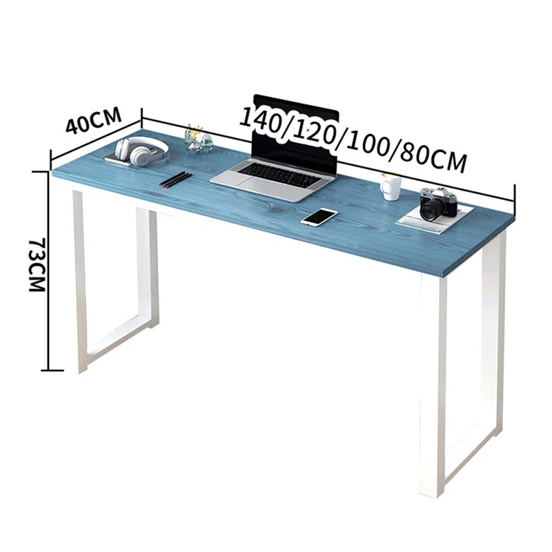  Nordic Wooden Laptop table mobile computer office desk Living Room Entrance long table fashion Offi
