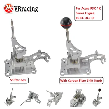 

VR - Billet Aluminum Shifter Box w/ or w/o Carbon Fiber Gear Shifter Shift Knob For Acura RSX / K series engine EG EK DC2 EF