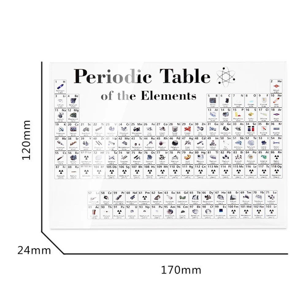 

Periodic Table Display with Elements Student Teacher Gifts Crafts Decor MF999