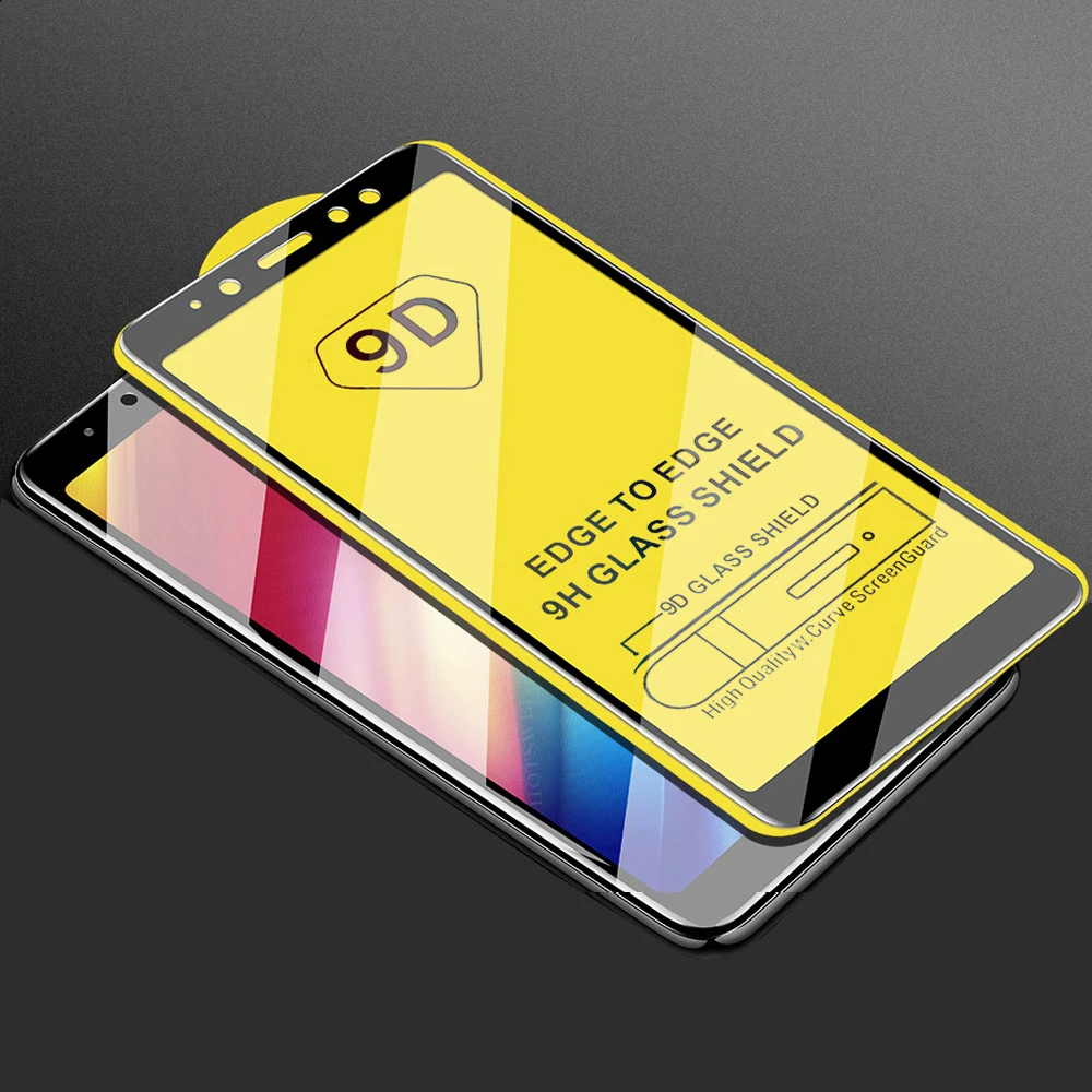 9D полное покрытие краев закаленное Стекло на для Huawei Y5 Prime Lite 2018 huawei Y6 Y7 Y9 Pro 2019