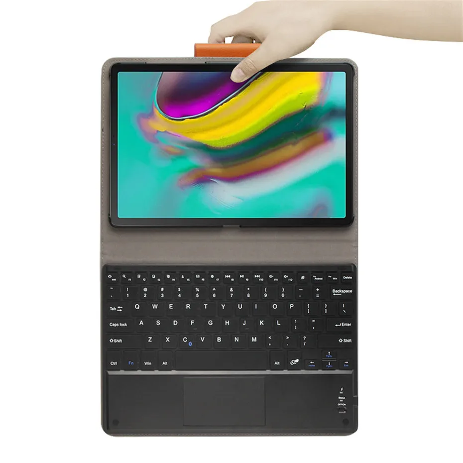 for Samsung Galaxy Tab S5e 10.5 2019 Case Wireless Keyboard PU Leather Cover for Samsung Tab S5e SM