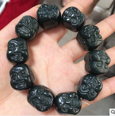 1101+++ Синьцзян Hetian Камень Натуральный рука на голову