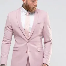 Свадебное и важное торжество/свадебное платье/платье жениха приталенный Блейзер с зазубренными лацканами костюмы из двух предметов(куртка+ штаны