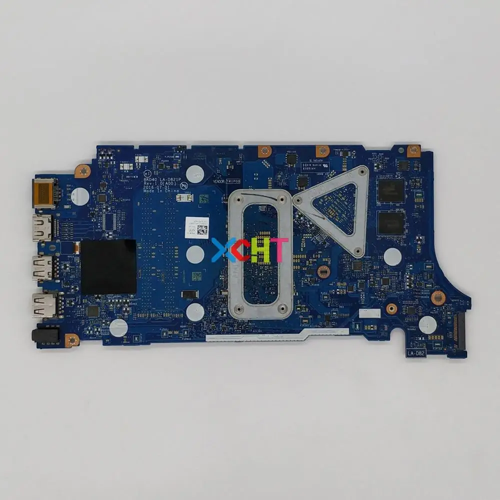 Very best CN-00KC1H 00KC1H 0KC1H BKD40 LA-D821P w i7-7500U CPU N16S-GTR-S-A2 GPU for Dell Inspiron 7560 NoteB