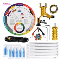 Профессиональная татуировка мотор тату цвет колеса комплект оборудования Стрекоза тату машина костюм Перманентный макияж, боди-арт