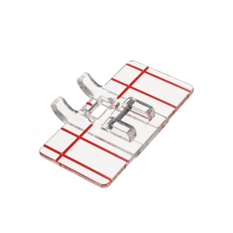 

1pc Plastic Parallel Stitch Foot Presser Home Domestic Sewing Machines Durable