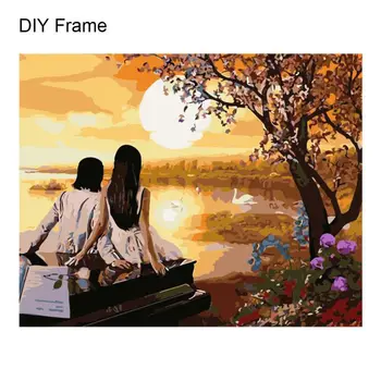 

Wall Painting Office Decoration Painting Valentine's Day Gift DIY Digital Oil Painting wall art pictures for living room bedroom