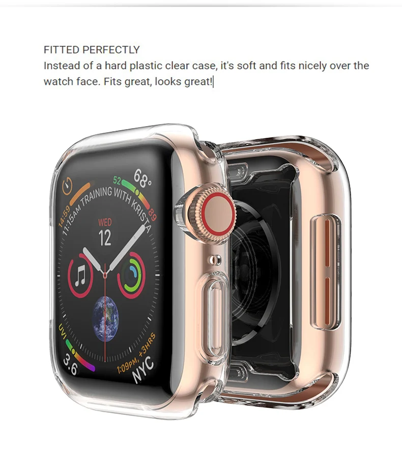 Металлические часы чехол для apple watch 38/40 мм 42 44 мм Защитная крышка бампера отделка Алюминий сплав Frame watch series 5/4/3/2/1