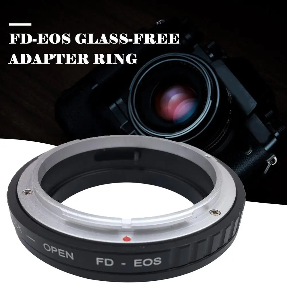 Для Canon объектив FD К EOS EF камера FD-EOS крепление для труб переходное кольцо алюминиевый литой адаптер кольцо без стекла