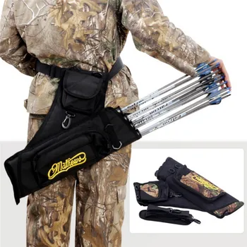 

Hunting Arrow bag 4 Tubes Arrow Quiver for Archery Hunting Arrows Holder Bag with Adjustable Strap hunting accessories