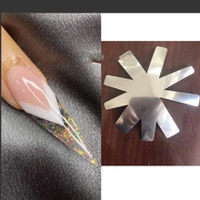 

9Sizes 1PC Nail Cutter - Deep French Cutter V-Shape Nail Cutter Easy French Smile Cut V Line almond shape Trimmer Nail Tools 1