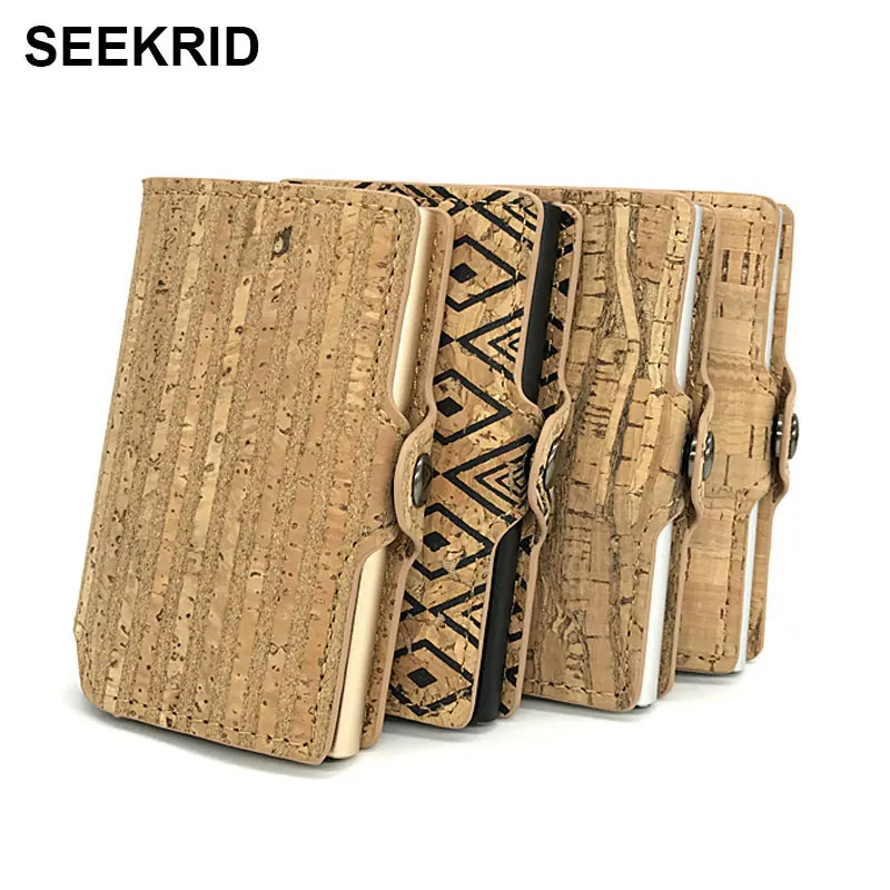 SEEKRID RFID в богемном стиле Алюминий ID держатель для карт из сплава виде